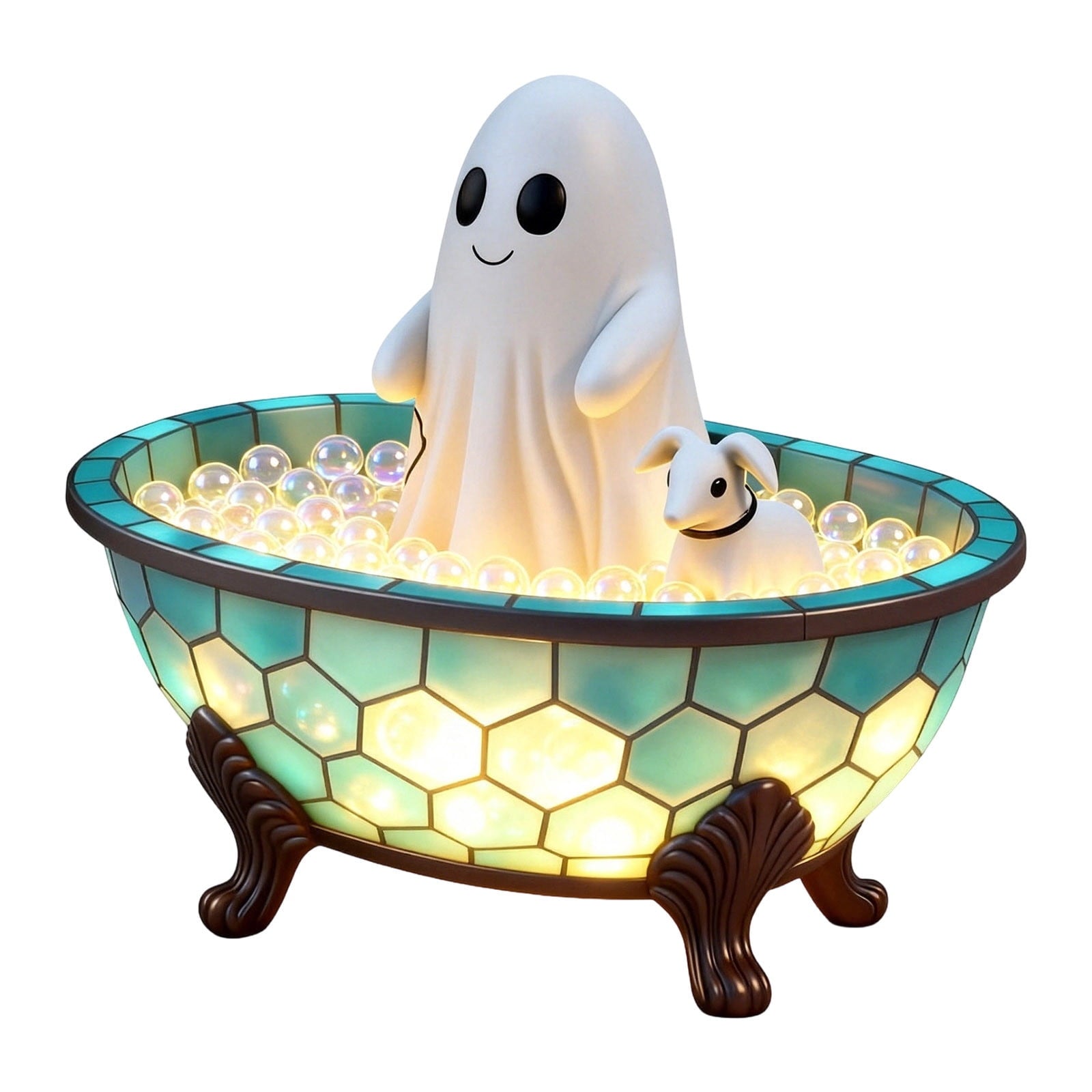 Spooksy™ Halloween Flying Ghost Decorations, Large Hanging Ghost Ornament with Weather Resistant Design and Swinging Effect, Spooky Outdoor Yard Decor for Porch Tree Garden Party House Decoration-C