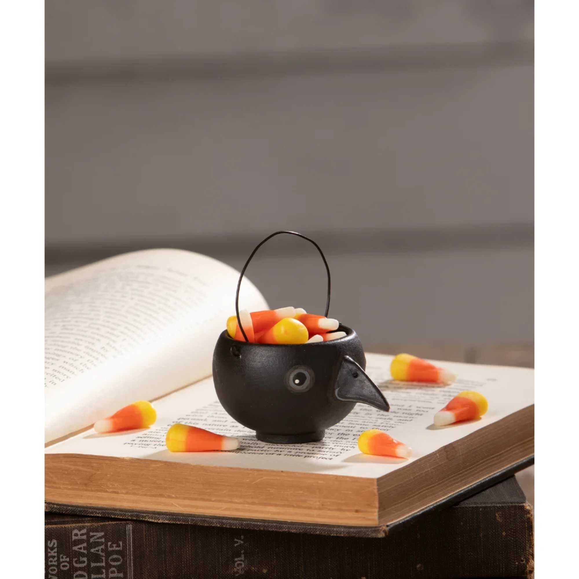 Spooksy™ 1.50In Caw Egg Cup, Resin, Halloween Ornament
