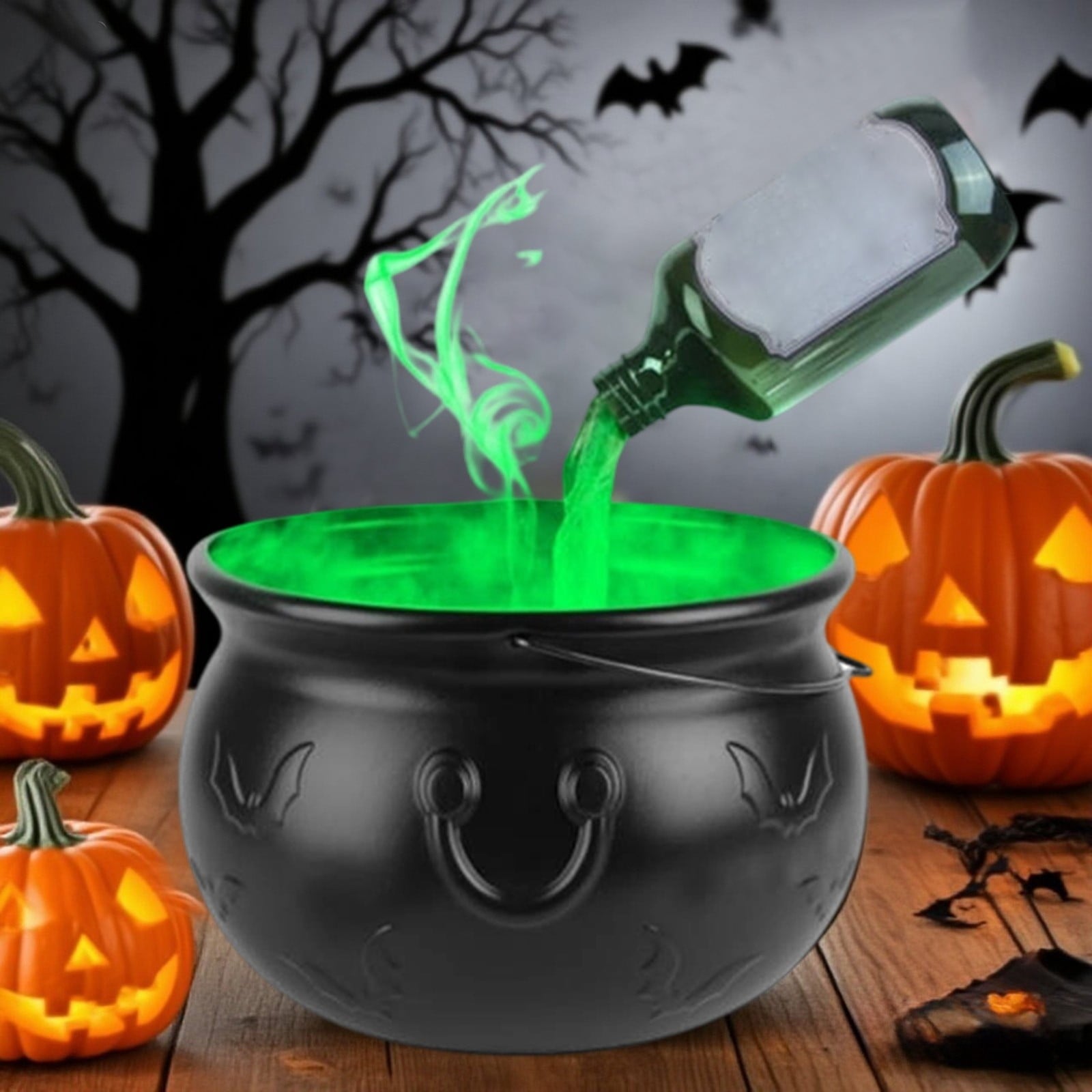 Spooksy™ Nnndbs Acrylic Halloween Ornament, Clear Modern Tabletop Decor for Shelf Desk Home Festive Display`
