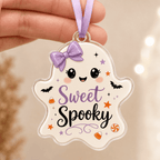 Spooksy™ Sweet Spooky Ghost Acrylic Halloween Hanging Ornament