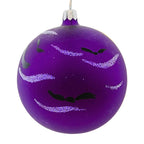 Spooksy™ Laved Italian Ornaments 3.50In Haunted House Ball, Glass, Pumpkins Halloween Moon 936327