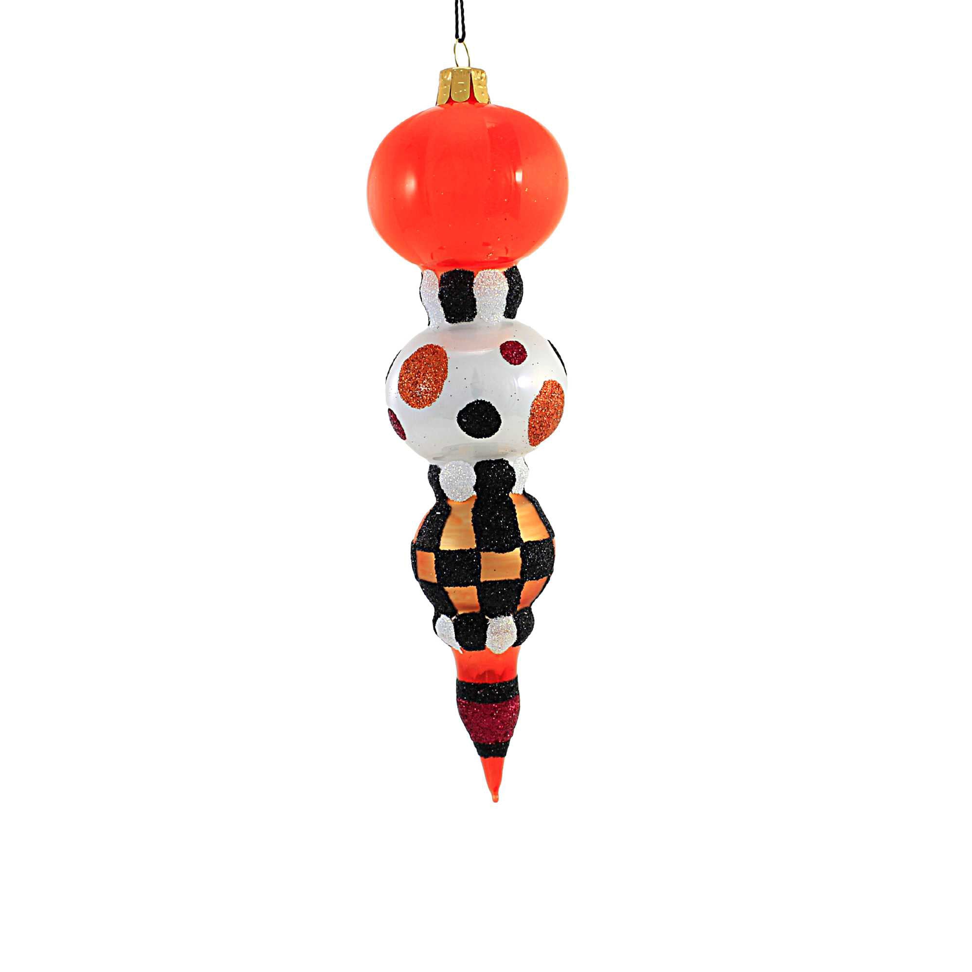 Spooksy™ Sbk Gifts Holiday Halloween Pumpkin Totem Drop Ornament Retro Style 33169Go148