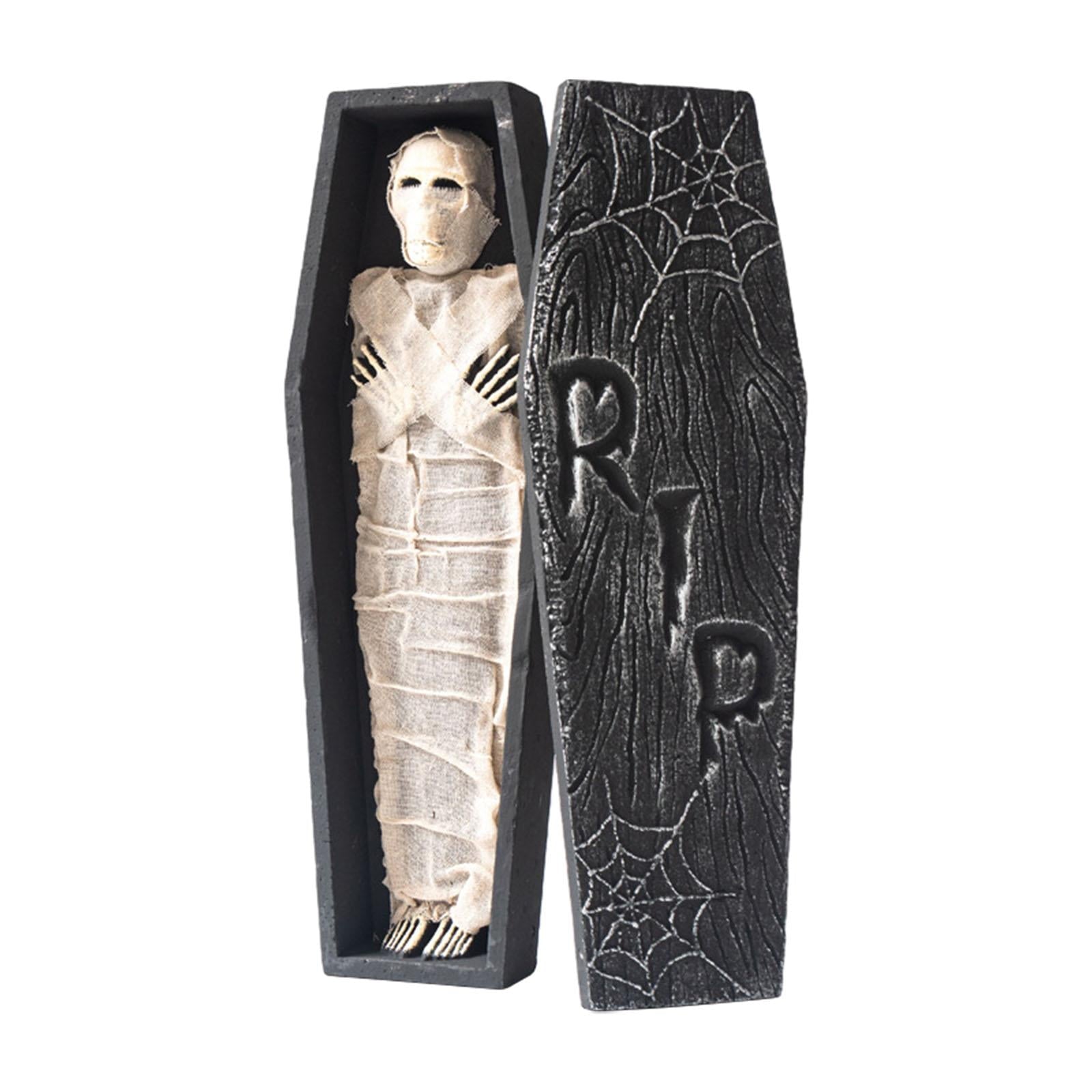 Spooksy™ Almencla Halloween Prop Decor Festival Decor Craft Mummy Horror Atmosphere Creat Skeletons and Spiders Ornament Halloween Decor