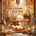 Spooksy™ Autumn Book Nook Ghost Acrylic Halloween Hanging Ornament