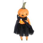 Spooksy™ 7.75In Tabitha Pumpkin Ornament, Polyresin, Halloween Figurine