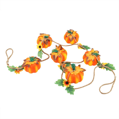 Spooksy™ Bienvenido Pumpkin String Hanging Decoration for Halloween Party Festival Home Garden Ornaments