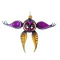 Spooksy™ Blubom 4.25In Midnight Amethyst Bat, Glass, Ornament Halloween 2022120H