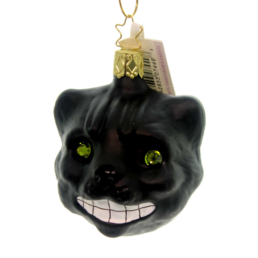 Spooksy™ Cheshire Cat - 2.75 Inch, Glass - Ornament Halloween 10223S018
