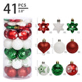 Spooksy™ Christmas Balls - Christmas Tree Decoration Ornaments Shatterproof Hanging Balls for Birthday Halloween Holiday Wedding Decorations Set of 41 pcs