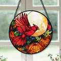 Spooksy™ Christmas Gift Set - Halloween Cardinal Christmas Stained Glass Hanging Ornament - Durable Glossy Tree Decor, Xmas Gift for Family & Friends, 2025 Edition