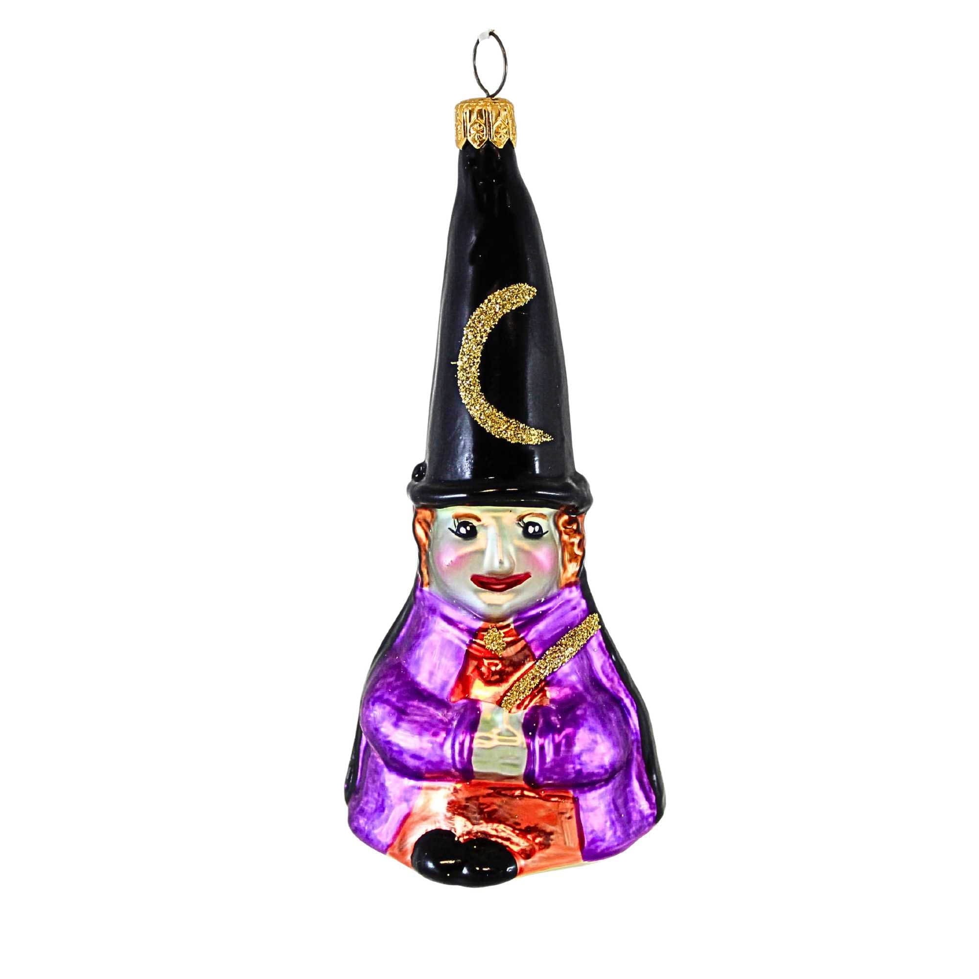 Spooksy™ Christopher Radko Company 5.00In Night Magic, Glass, Ornament Halloween Witch 960020