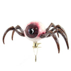 Spooksy™ Creepy Spider Eye Clip On - 1 Glass Ornament 5.75 Inch, Glass - Halloween Ornmament Bug Spooky 2020189