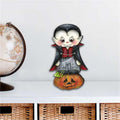 Spooksy™ Designocracy 8457401M 12 x 9 in. Dracula Halloween Outdoor Decor Large Ornaments