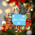 Spooksy™ Designocracy 8457411PF-S2 5.5 x 46 in. Brunhildas Broom Halloween Picture Frame Ornaments - Set of 2