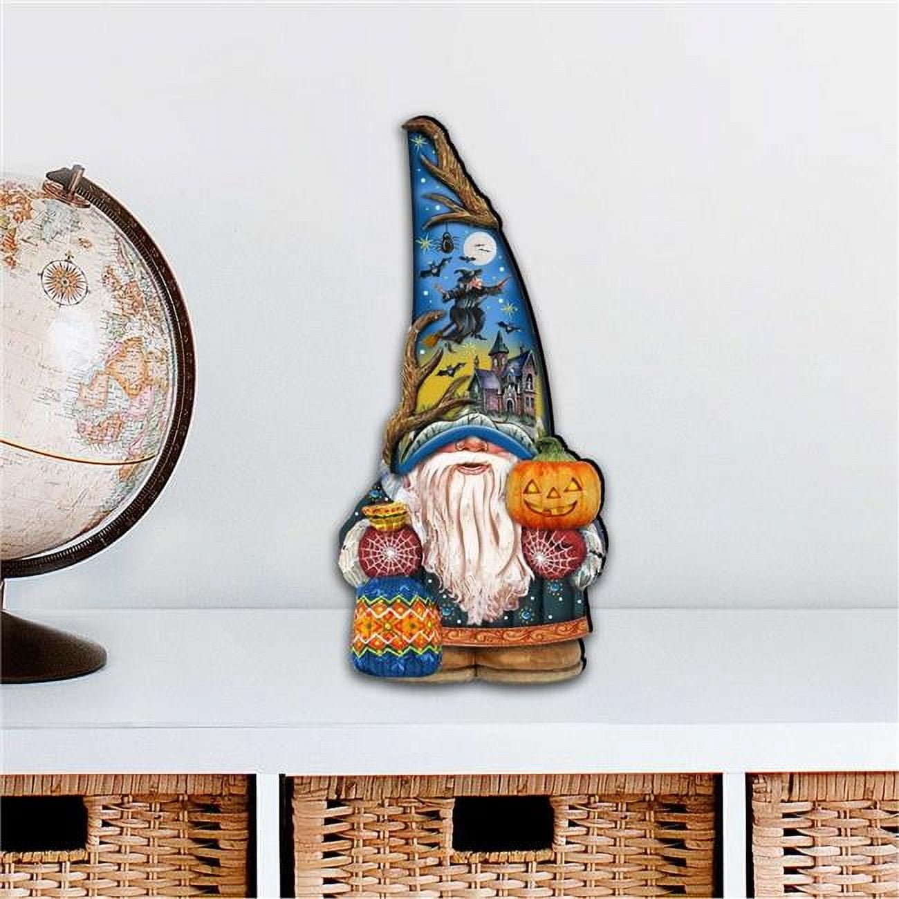 Spooksy™ Designocracy 8611016M 12 x 9 in. Halloween Dwarf Outdoor Decor Large Ornaments
