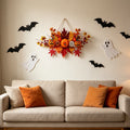 Spooksy™ Gaecuw Halloween Maple Leaf Pumpkin Hanging Decor Fall Festival Wall Ornament for Front Door Party Indoor Supplies