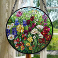 Spooksy™ Garden Suncatchers for Windows, Stained Glass Window Hangings,Hand-Painted Glass Panel Perfect for Home Decor, Stained Glass Ornament 2025, Holiday Decoration, Seasonal Keepsake