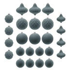 Spooksy™ HBBKVI Purple 3.1" Christmas Balls Christmas Tree Decoration Ornaments Shatterproof Hanging Balls for Birthday Halloween Holiday Wedding Decorations Set of 25pcs