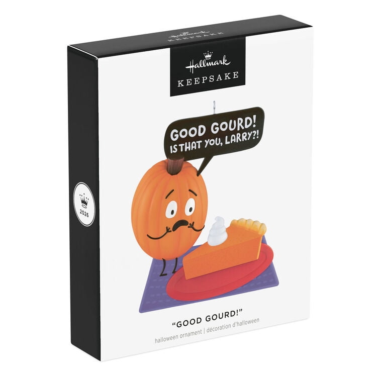 Spooksy™ Keepsake "Good Gourd!" Halloween Ornament
