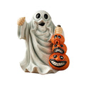 Spooksy™ Halloween Haunted Ghost Pumpkin Ornaments â?? Bold Silhouettes with Creepy Shadows, Halloween Decorations for Snack Tables, Dessert Stations & Halloween Party Setups â?? great for Halloween Parties