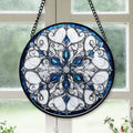 Spooksy™ Home Decor Christmas Gift - Christmas Snowflake Halloween Stained Glass Hanging Ornament - Merry & Bright Xmas Tree Decor, Holiday Gift for Family & Friends