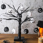 Spooksy™ HomeKingdee Halloween Ornaments Pumpkin Tree Decorations Night Christmas JackoLantern Hanging Ball Plastic Spooky Horror Gothic Christmas Home Ornaments
