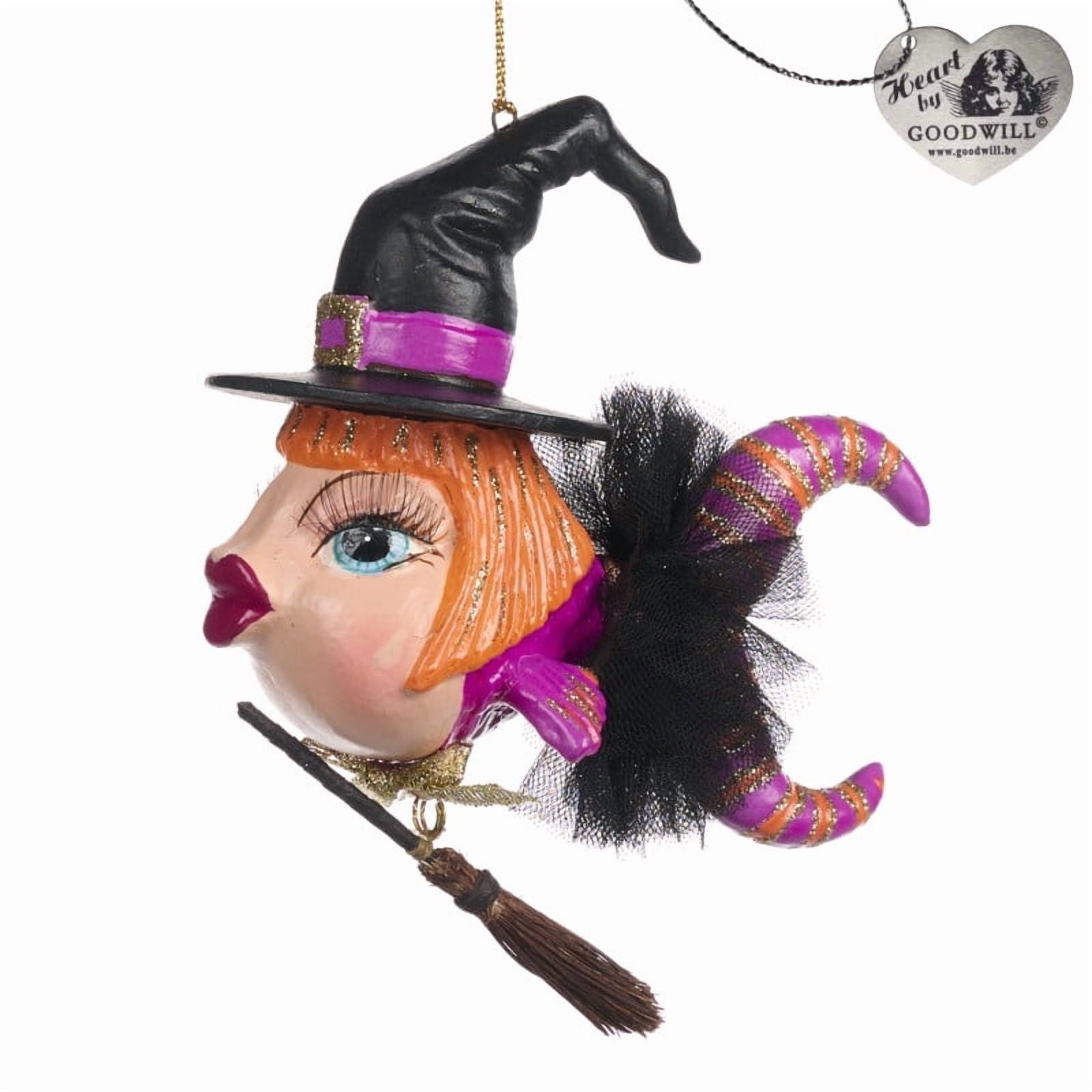 Spooksy™ Kissing fish collection Halloween ornament witch Dress to impress 88201
