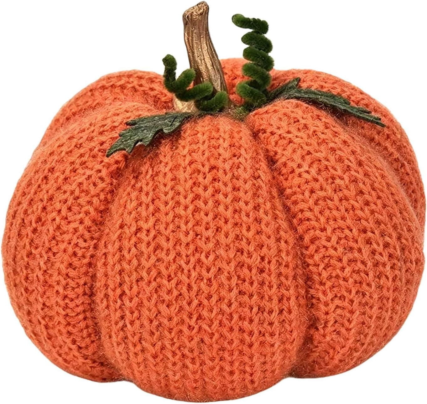 Spooksy™ Knitted Pumpkin Decor, Fall Harvest Crochet Pumpkins, Cute Knit Pumpkin Ornaments for Halloween Thanksgiving Home Decor, Fall Room Mantel Table Decoration (RL)