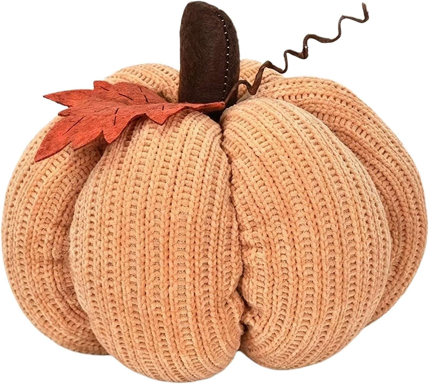 Spooksy™ Knitted Pumpkin Decor, Fall Harvest Crochet Pumpkins, Cute Knit Pumpkin Ornaments for Halloween Thanksgiving Home Decor, Fall Room Mantel Table Decoration (RL)