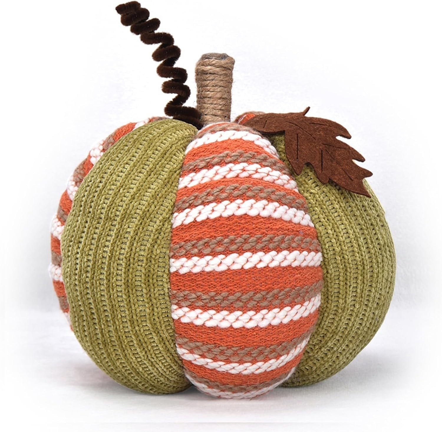 Spooksy™ Knitted Pumpkin Decor, Fall Harvest Crochet Pumpkins, Cute Knit Pumpkin Ornaments for Halloween Thanksgiving Home Decor, Fall Room Mantel Table Decoration (RL)