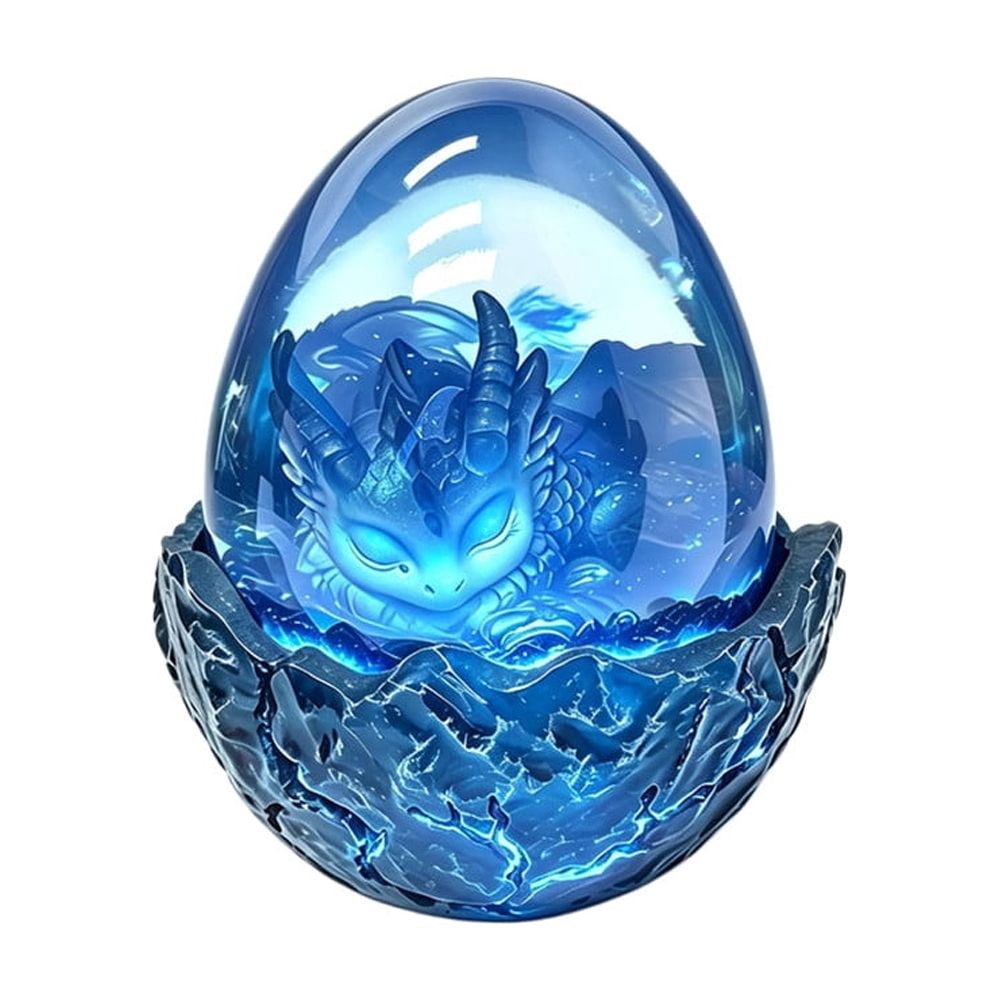 Spooksy™ Kyusrd Led Candlelight Lamp for Halloween Decor,Transparent Lavas Dragons Egg Ornament With LED Breathing Light
