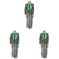 Spooksy™ Large Hanging Ghost Skeleton Halloween Decor, 3 Pack Cloth Ghost Yard Ornament for Outside Lawn Patio Garden, Spooky Haunted House Prop for Indoor Outdoor Party, 39.37x23.62 Inch