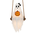 Spooksy™ Halloween Festival Ornament, Hanging Swing Ghost with LED Lights, 3.6FT Spooky Cute Ghost for Outdoor Lawn and Porch