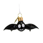 Spooksy™ Morawski 1.00In Mini Black Bat, Glass, Ornament Halloween Small Size 11470