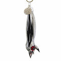 Spooksy™ Morawski 2.75In Black And Silver Mini Bat, Glass, Ornament Halloween Gem Size 17446