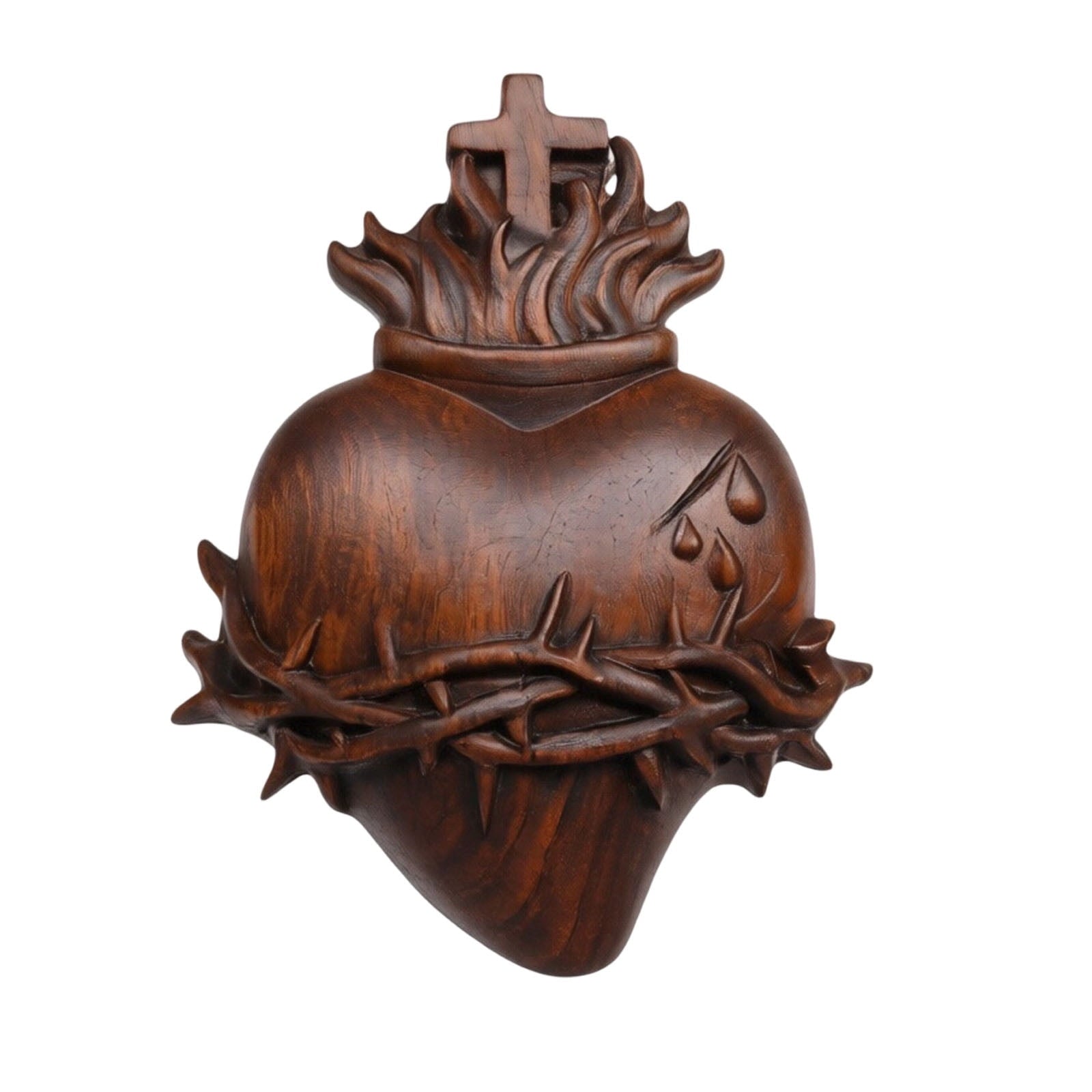Spooksy™ Nnndbs Halloween Heart Resin Ornament Figurine, Spooky Love Heart Decor for Tabletop Shelf Home Office Gothic Party`