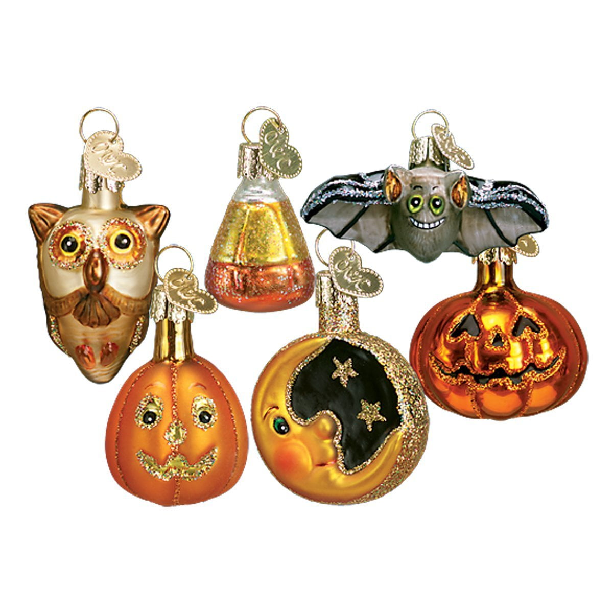 Spooksy™ Ornaments: Halloween Decorations Glass Blown Ornaments for Christmas Tree, Miniature Halloween