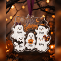 Spooksy™ Personalized Ghost Gathering Family Acrylic Halloween Hanging Ornament