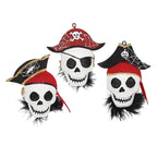 Spooksy™ 3-Piece Pirate Cove Skull Head Halloween Ornament
