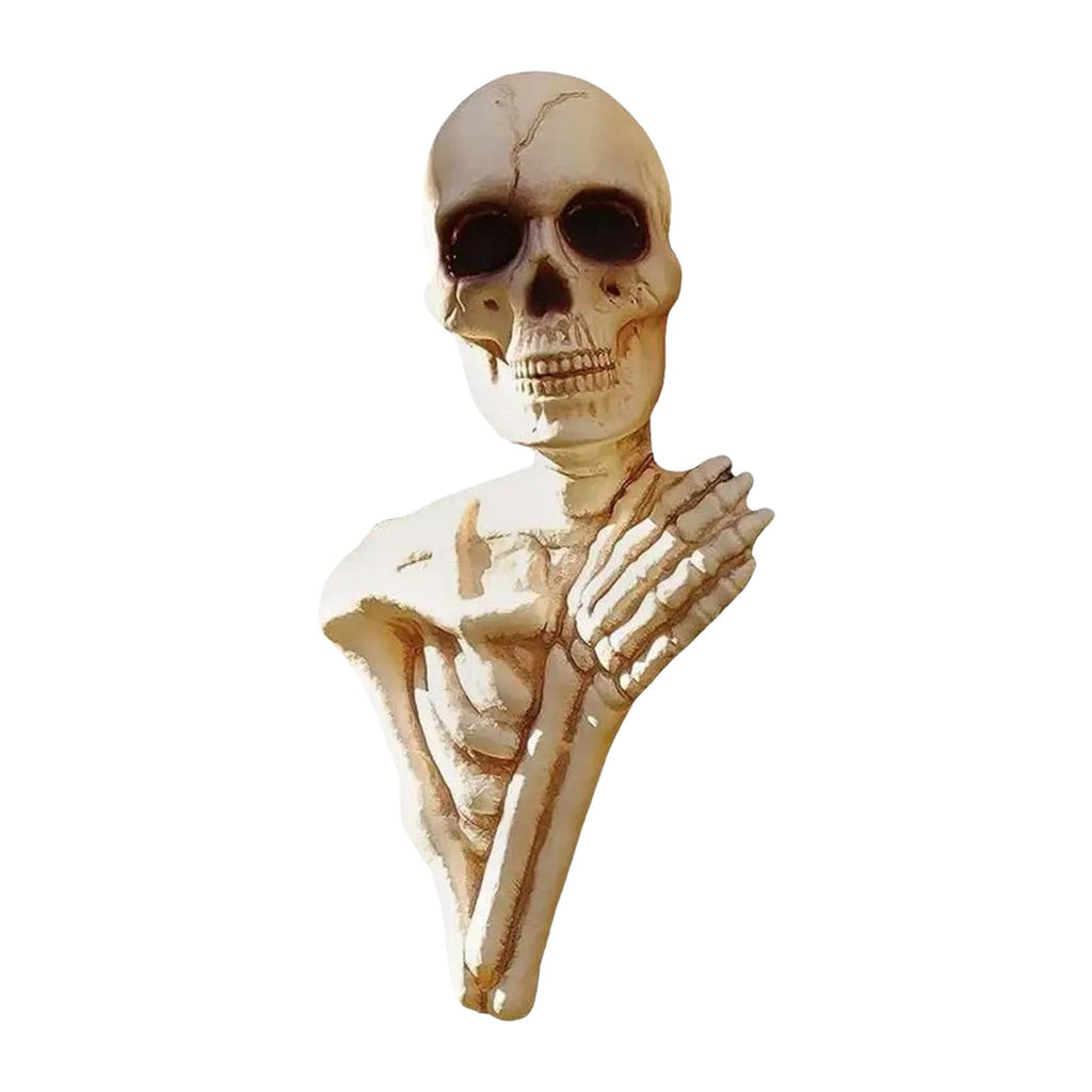 Spooksy™ SUYOLL 25cm/35cm Halloween Decorations Outdoor Skeleton Hugging Tree Cute Skeleton Ornaments Atmosphere Figurine