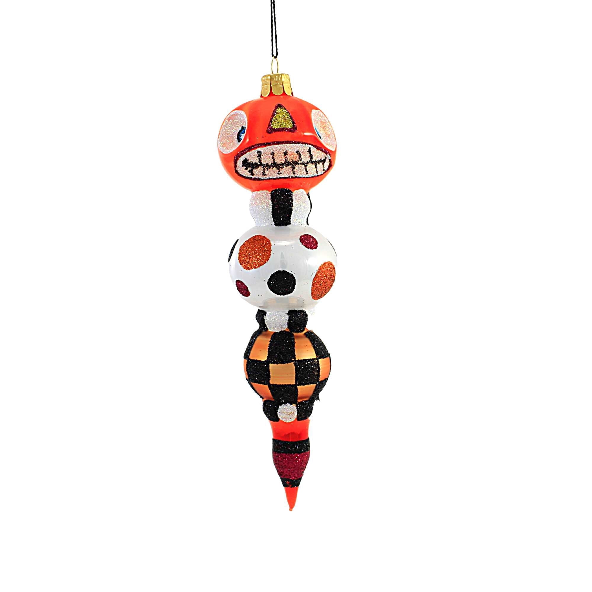 Spooksy™ Sbk Gifts Holiday Halloween Pumpkin Totem Drop Ornament Retro Style 33169Go148