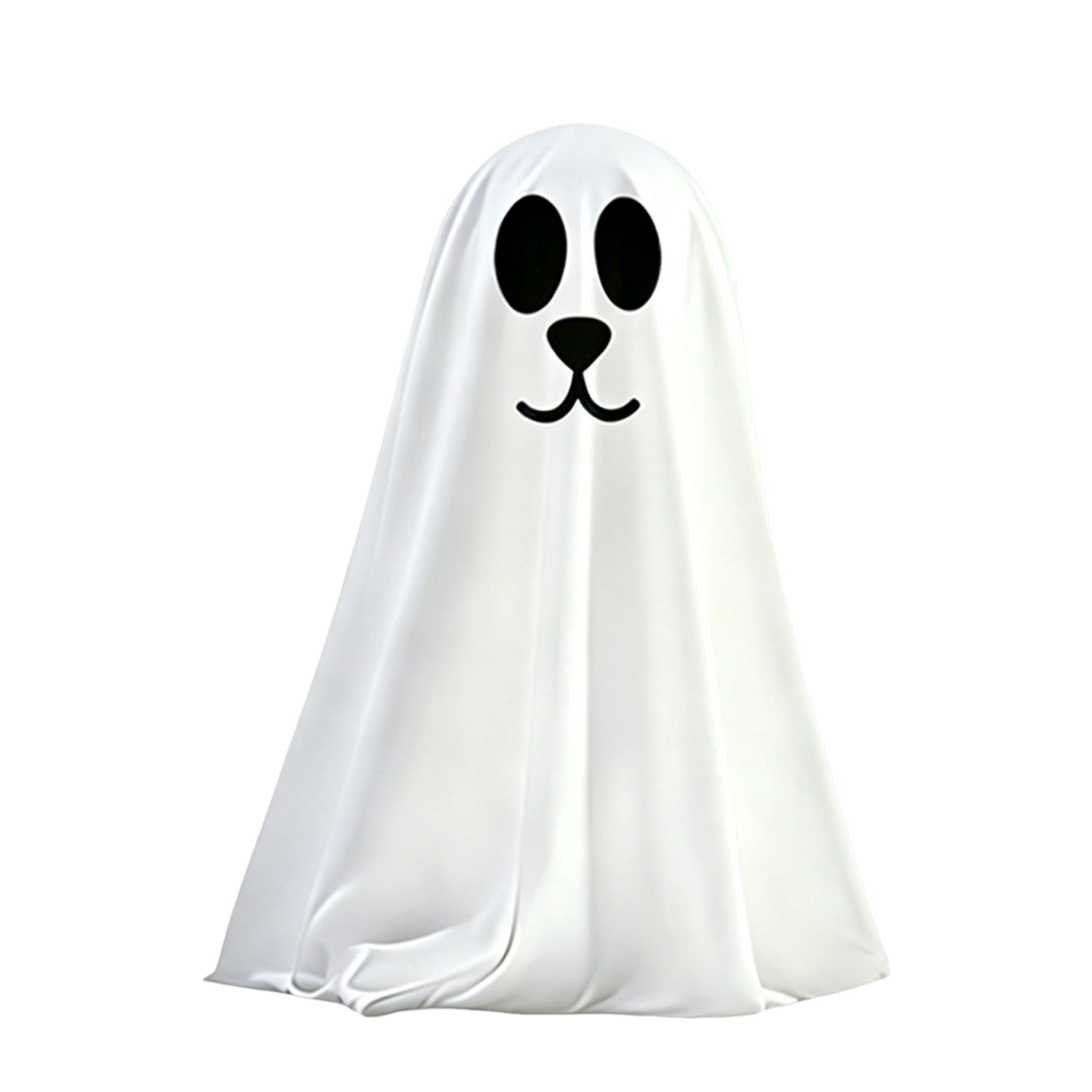 Spooksy™ 2 Pack Standing Ghost Dog Halloween Decorations, Cute Spooky Yard Lawn Porch Decor, Weather Resistant Plastic Figurines for Outdoor Indoor Home Party Display