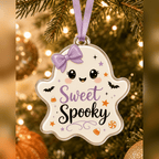 Spooksy™ Sweet Spooky Ghost Acrylic Halloween Hanging Ornament