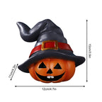 Spooksy™ Halloween Spooky Pumpkin Head Ornaments â?? Dark Tones with Eerie Shadows, Halloween Decorations for Halloween Parties & Trick or Treat Nights â?? great for Haunted House Setups with spooky party setups