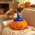 Spooksy™ Halloween Pumpkin Plush Pillow Decor Soft Cotton Pumpkin Cushion Soft Stuffed Figure Autumn Seasonal Ornament Cozy Home Decoration Halloween Party Sofa Bed Chair Accent Gift Holiday Display