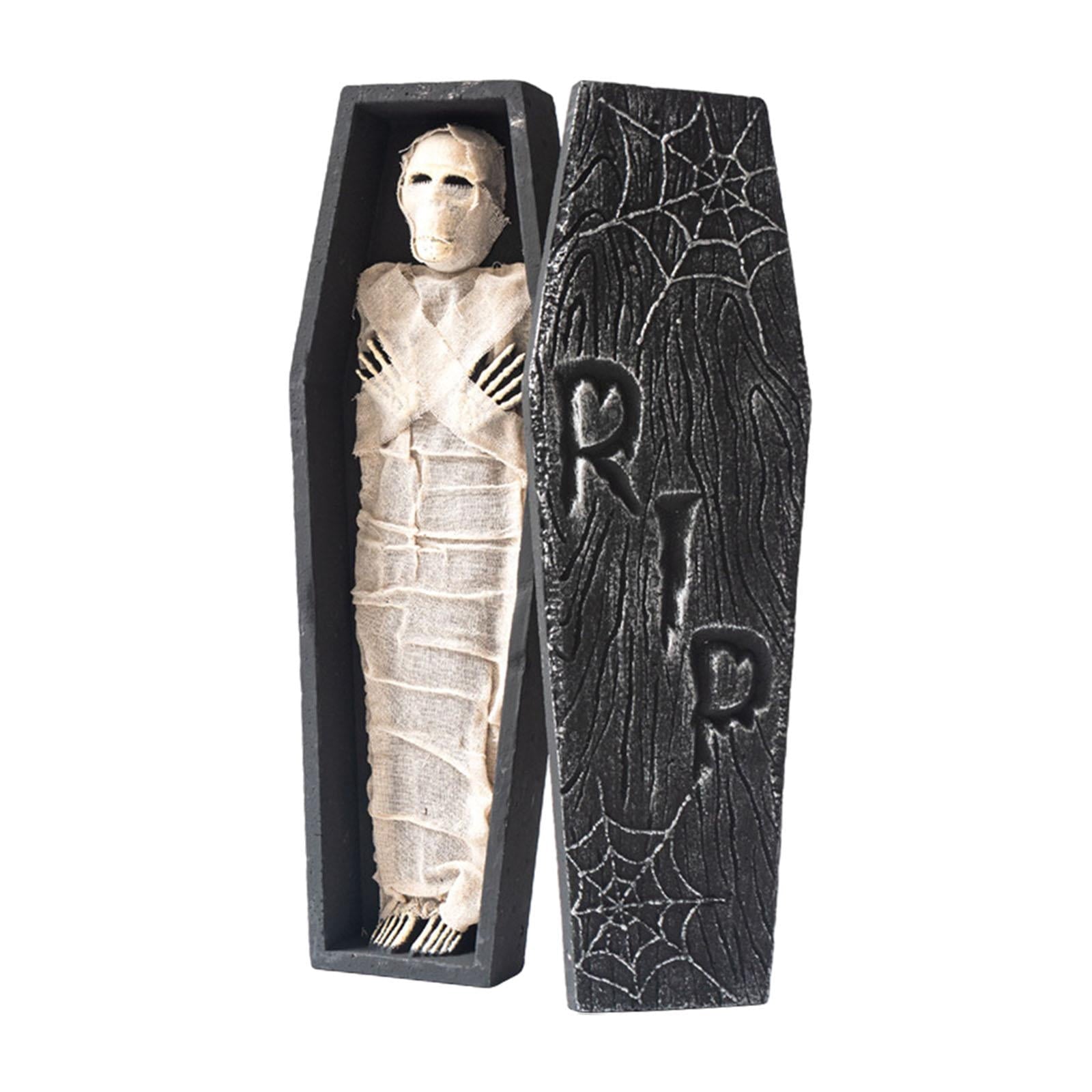 Spooksy™ Almencla Halloween Prop Decor Festival Decor Craft Mummy Horror Atmosphere Creat Skeletons and Spiders Ornament Halloween Decor