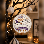 Spooksy™ Boo Crew Ghost Family Acrylic Halloween Hanging Ornament