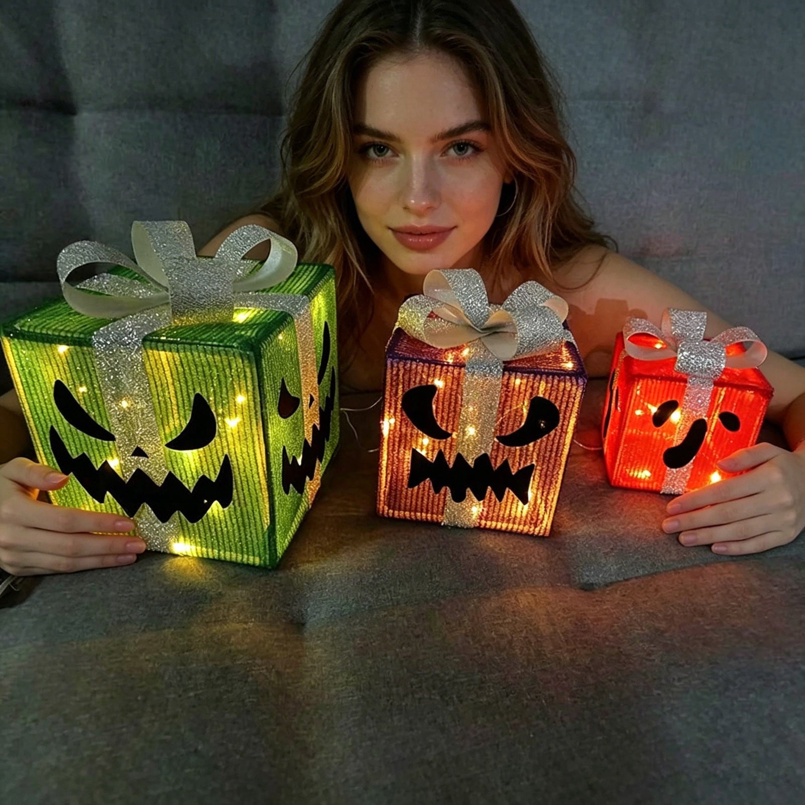 Spooksy™ Desktop Ornament : Eerie Face Display Piece For Desk And Halloween Themed halloween decorations halloween decorations indoor halloween decorations outdoor
