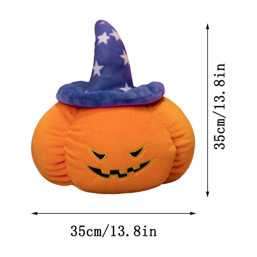 Spooksy™ Halloween Pumpkin Plush Pillow Decor Soft Cotton Pumpkin Cushion Soft Stuffed Figure Autumn Seasonal Ornament Cozy Home Decoration Halloween Party Sofa Bed Chair Accent Gift Holiday Display