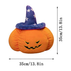 Spooksy™ Halloween Pumpkin Plush Pillow Decor Soft Cotton Pumpkin Cushion Soft Stuffed Figure Autumn Seasonal Ornament Cozy Home Decoration Halloween Party Sofa Bed Chair Accent Gift Holiday Display